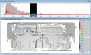 acoustic-camera-noiseImage-photo3d-gfaitech-business-jet-interior-frequency-domain-3150hz-third-octave