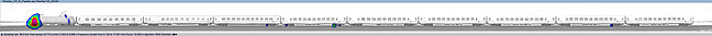 result of pass-by measurement of IC train with Acoustic-Camera-Flexstar120