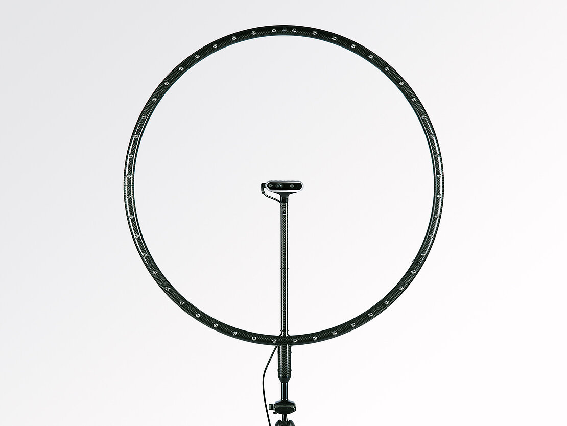 Beamforming microphone array Ring48 for acoustic 2D measurements, front