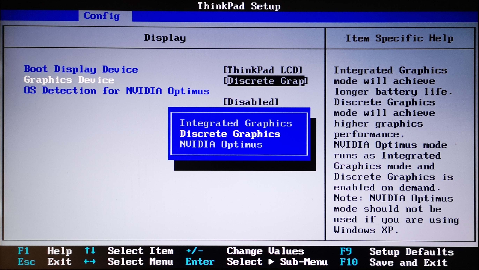 Fig. 2: Graphics Device "Discrete Graphics"