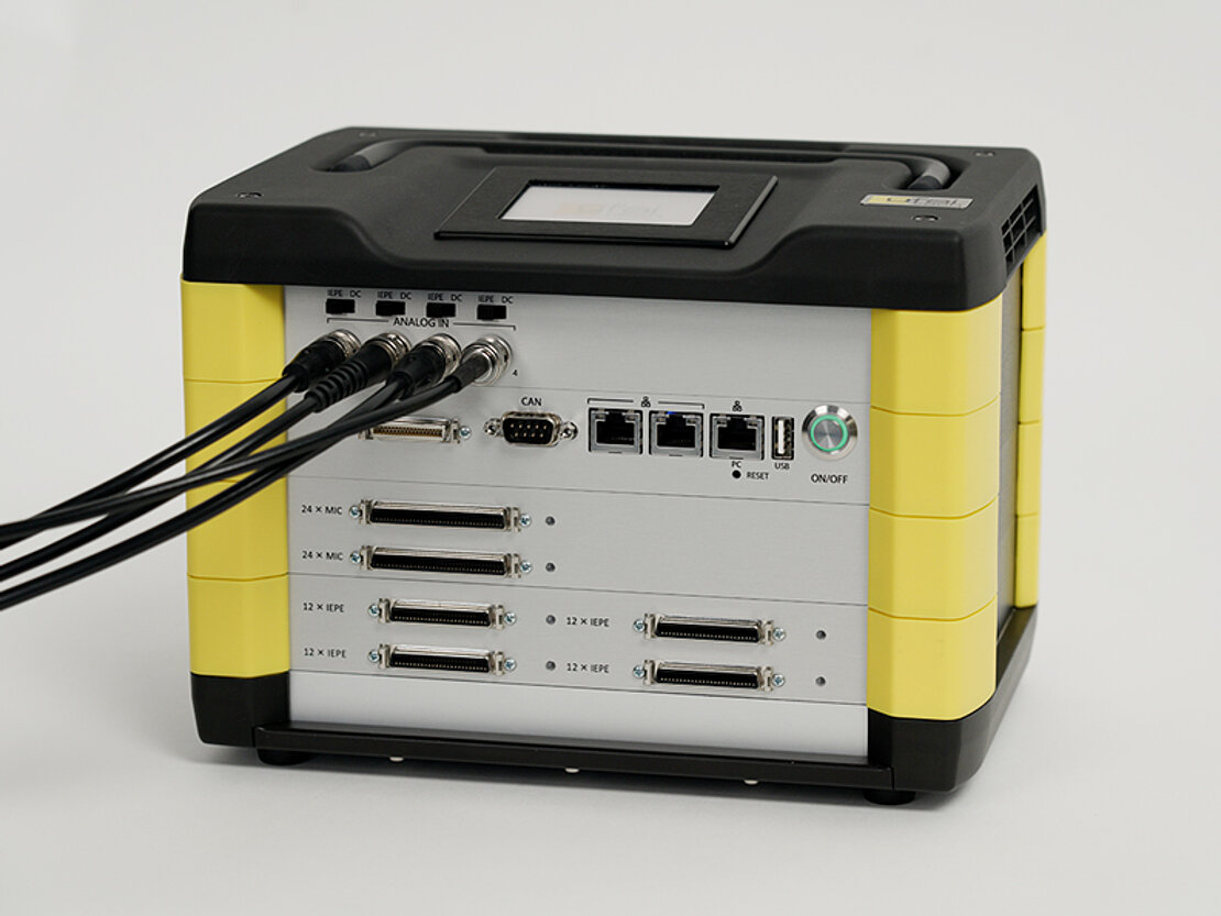 Anschlüsse des mobilen Datenrekorders gt4 Serie