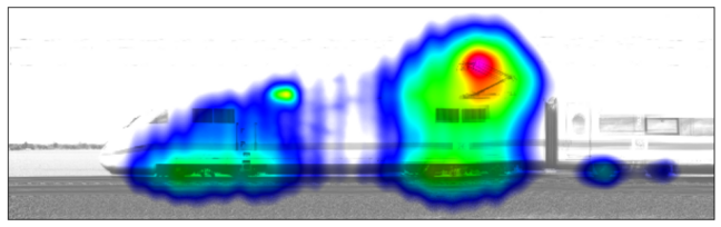  pass-by measurement of ICE train with Acoustic Camera Flexstar120