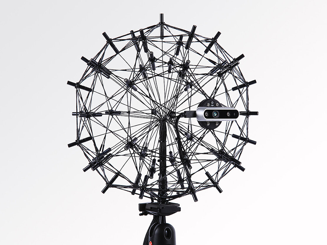 Acoustic Camera microhone array Sphere48 for 3D measurements, right side