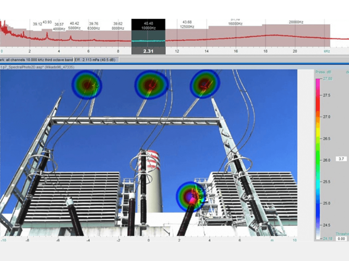 electrical asset reliability: result of sound localization with acoustic camera