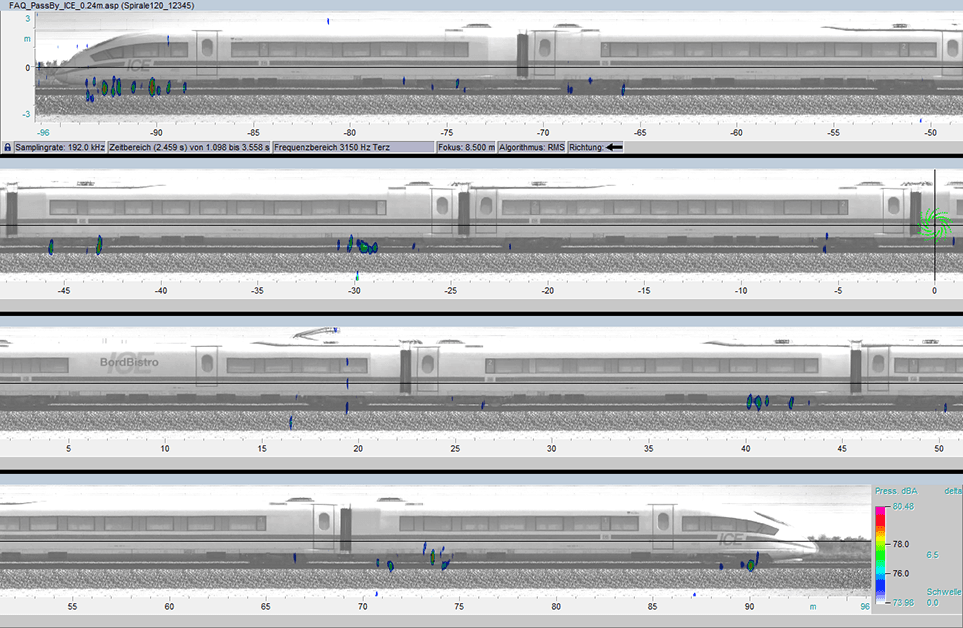 Abb. 1: Integrationszeit 7 ms