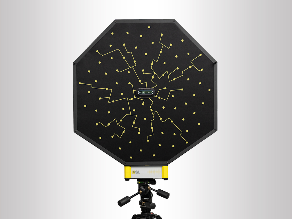 all-in-one acoustic camera octagon with 192 microphones