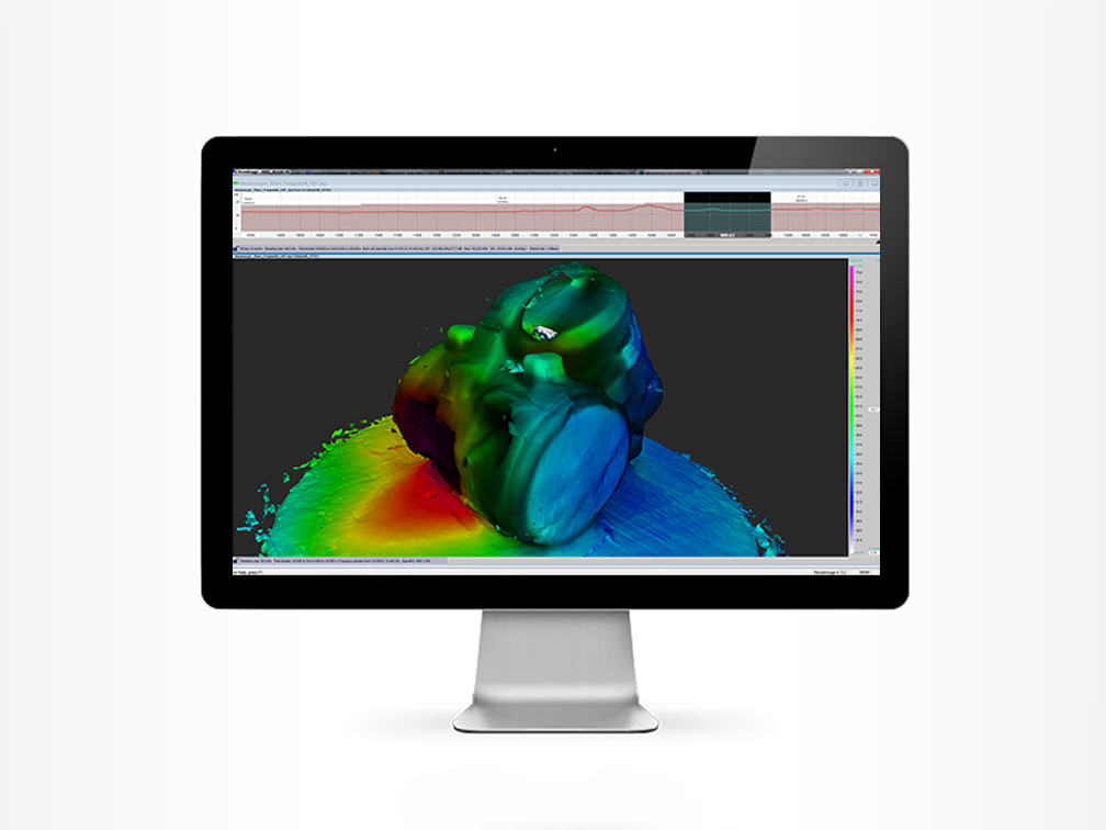 Klassisches oder standard Beamforming 3D eines Staubsaugers bei 14 khz mit 30 db Dynamik