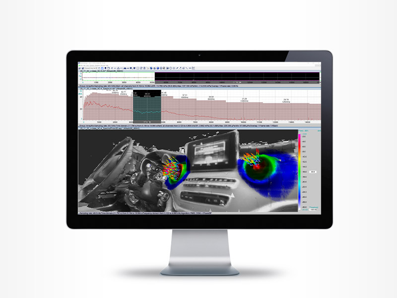 Automatic 3D-model creation and mapping of a car interior